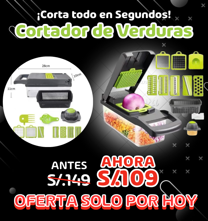 Cortador de Verduras Multifuncional